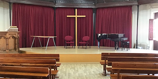 Paraninfo auditorio del colegio El Porvenir en Madrid