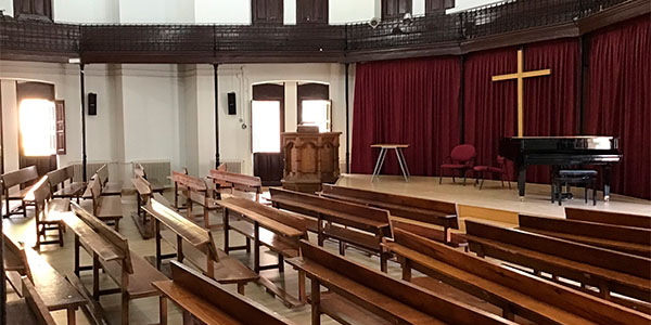 Paraninfo auditorio del colegio El Porvenir en Madrid